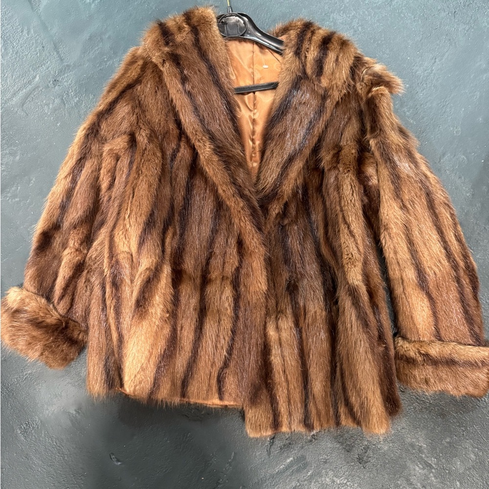 Luxurious Brown Fur Coat